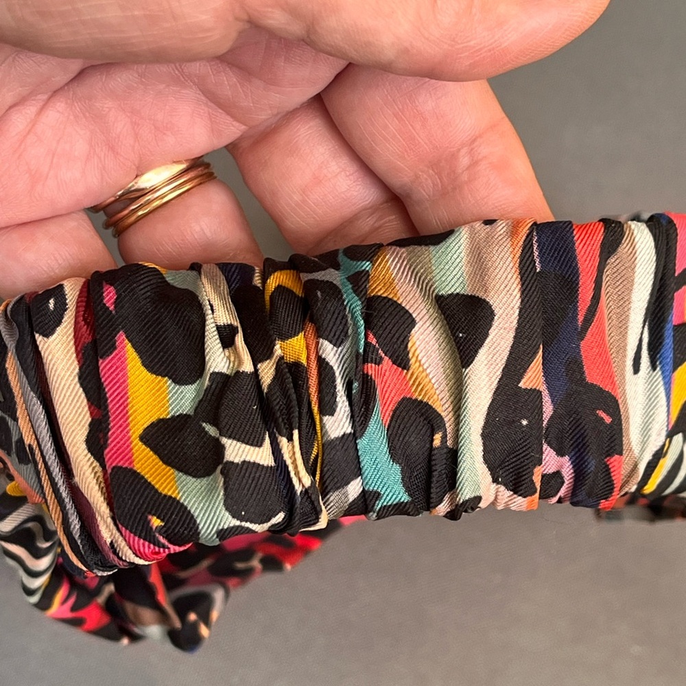 Paul Smith Silk Elasticized Headband - Picture 3 of 5